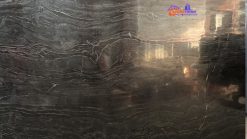 4.Đá Marble Đen vân gỗ